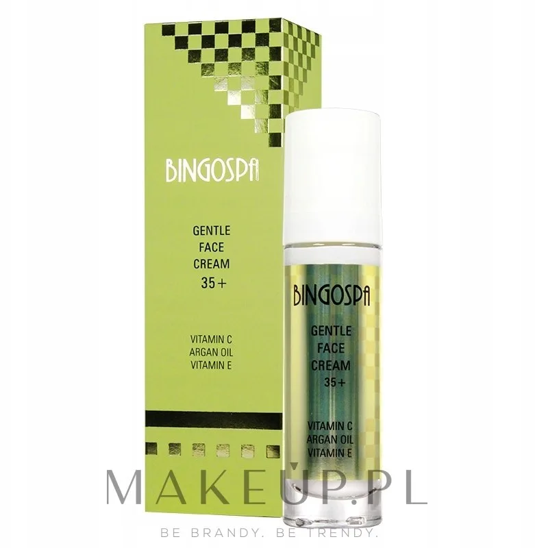 Крем для лица BingoSpa Gentle 35+ деликатный с аргановым маслом 50 г