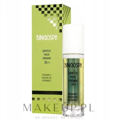Крем для лица BingoSpa Gentle 35+ деликатный с аргановым маслом 50 г