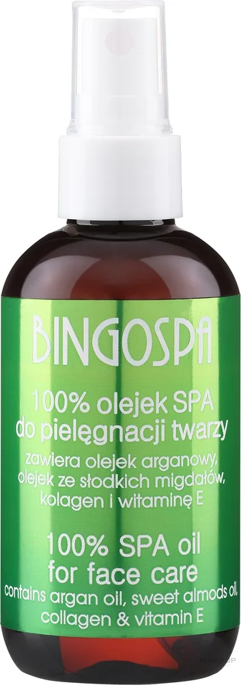 Масло для лица BingoSpa Essential Oil аргановое и миндальное с витамином E 100 мл