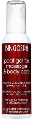 Массажный гель с торфом, розмарином и арникой BingoSpa Peat Gel With Rosemary And Arnica Massage, 120 г