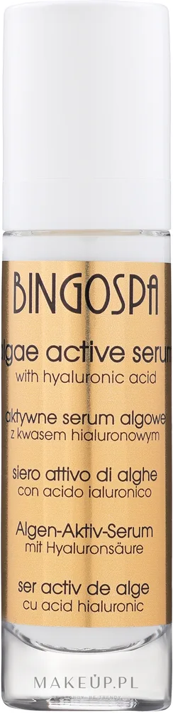 Сыворотка для лица BingoSpa Active с водорослями, коллагеном и гиалуроновой кислотой 50 г