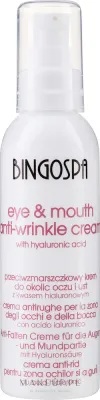 Крем для контура глаз и губ BingoSpa Anti-Wrinkle против морщин, с гиалуроновой кислотой и коллагеном, 135 г