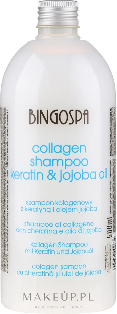 Коллагеновый шампунь с маслом жожоба и фруктовыми экстрактами BingoSpa, 500 мл