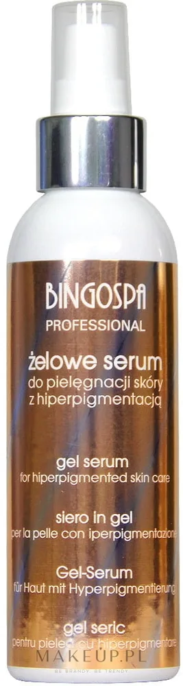 Сыворотка для лица, шеи и декольте BingoSpa Artline гелевая для кожи с гиперпигментацией 150 г