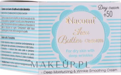 Крем для лица Nacomi Shea Cream с маслом ши дневной 50+ 50 мл