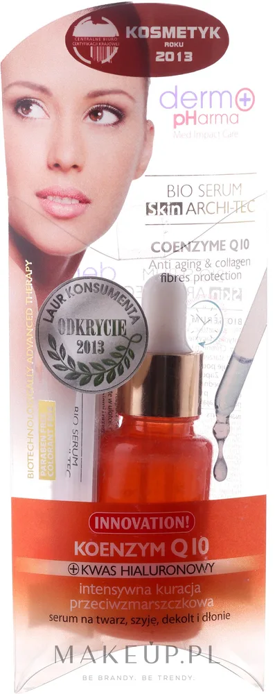 Сыворотка для лица, шеи, декольте и рук Dermo Pharma с коэнзимом Q10 против морщин 15 мл