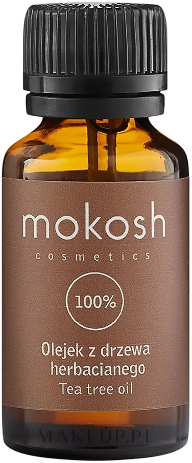 Эфирное масло чайного дерева Mokosh Cosmetics натуральное веганское для ароматерапии и ухода за кожей 10 мл