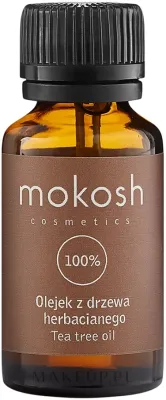 Эфирное масло чайного дерева Mokosh Cosmetics натуральное веганское для ароматерапии и ухода за кожей 10 мл