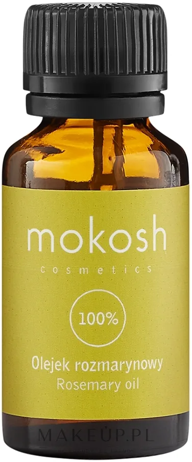 Эфирное масло розмарина Mokosh Cosmetics 100% натуральное для ароматерапии, ванны и массажа 10 мл