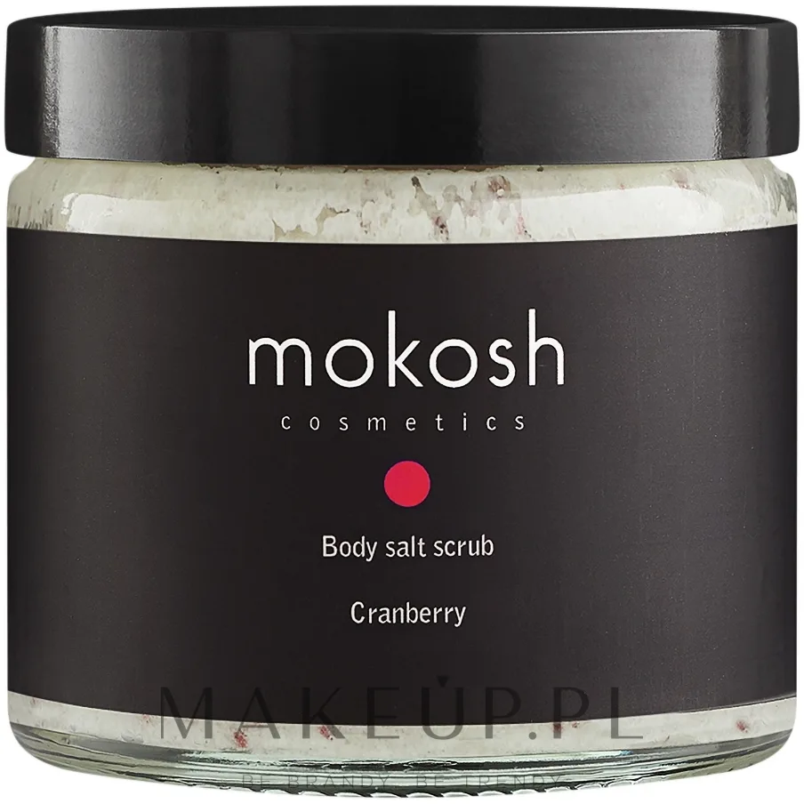 Скраб солевой для тела Mokosh Cosmetics с клюквой, 300 г