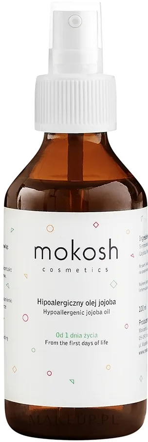 Масло жожоба Mokosh Cosmetics для детей и малышей гипоаллергенное 100 мл