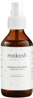 Аргановое масло Mokosh Cosmetics для детей гипоаллергенное 100% 100 мл