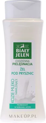 Гипоаллергенный гель для душа Bialy Jelen с козьим молоком увлажняющий, 2000 мл
