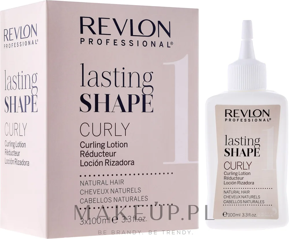 Набор для завивки Revlon Professional Lasting Shape Curly 1 для натуральных волос с кератином 3x100 мл