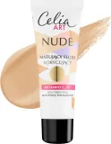 Тональный флюид Celia Nude матирующий корректирующий, 30 мл, оттенок 01 - Ecru — фото 1