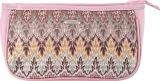 Косметичка Top Choice Boho 94156 с цветочным узором, розовая, 22 см — фото 1