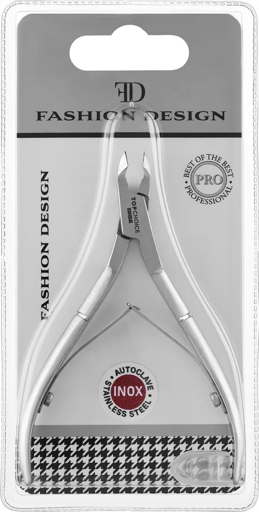 Кусачки для маникюра Top Choice Inox для кутикулы из нержавеющей стали, длина 10,5 см