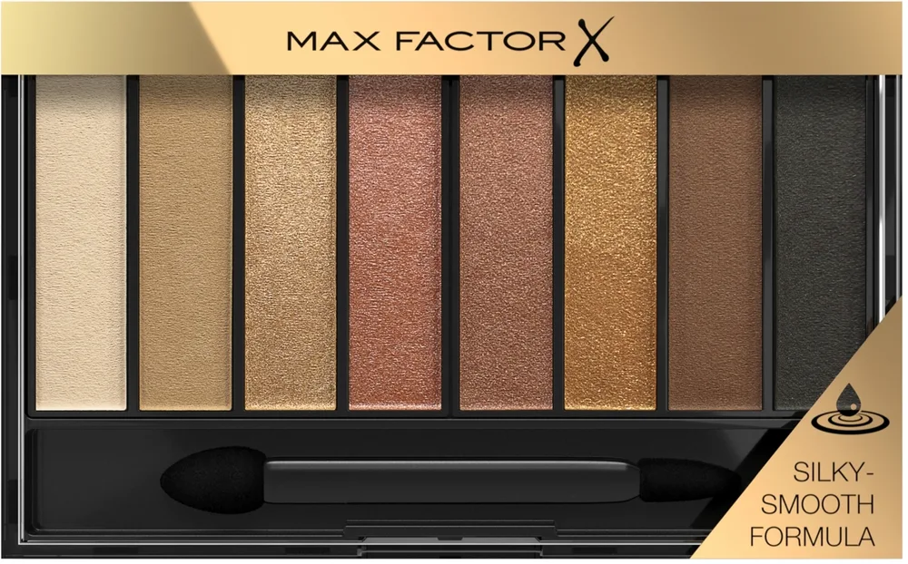 Палетка теней для век Max Factor Masterpiece Nude Eyeshadow Palette 8 оттенков, оттенок 02 - Golden Nudes