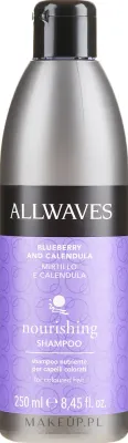 Питательный шампунь для окрашенных волос с черникой и календулой Allwaves, 1000 мл