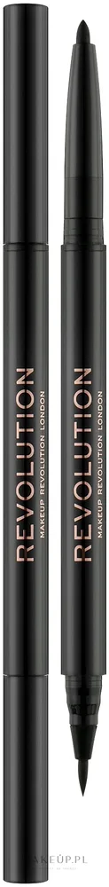 Подводка для глаз Makeup Revolution Awesome Dual Eyeliner с двумя наконечниками, чёрная, 1 мл
