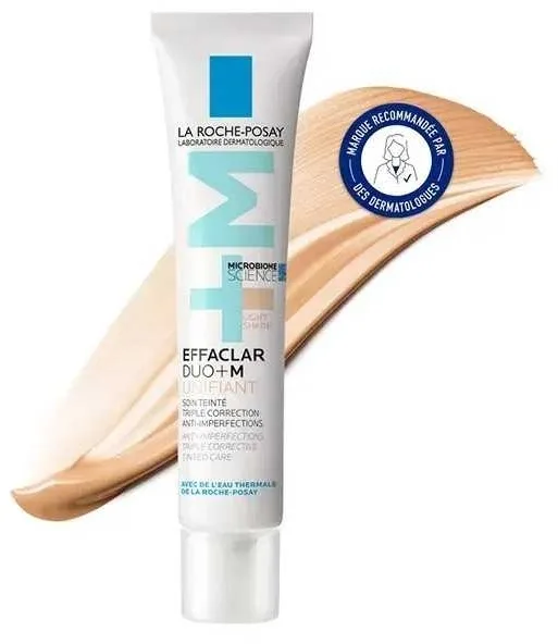 Крем-гель для лица La Roche-Posay Effaclar Duo+ Unifiant тонирующий против несовершенств 40 мл, оттенок Light