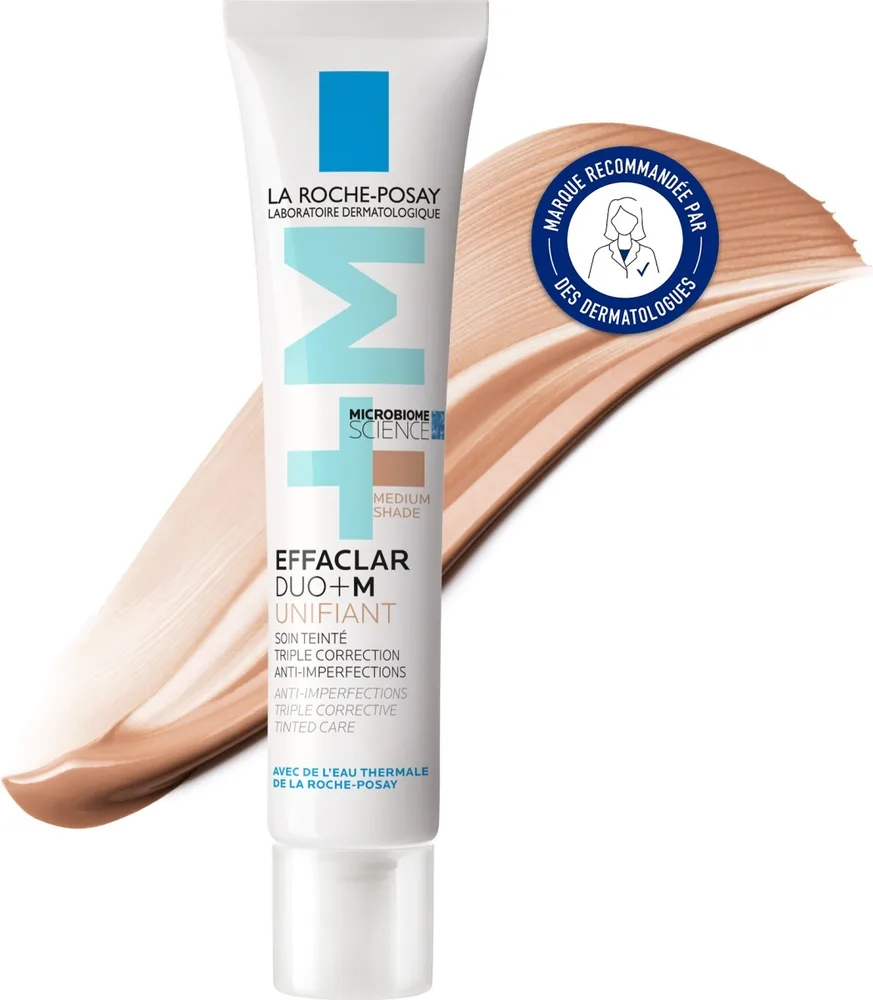Крем-гель для лица La Roche-Posay Effaclar Duo+ Unifiant тонирующий против несовершенств 40 мл, оттенок Medium