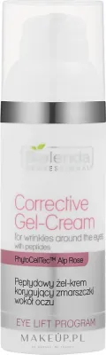 Пептидный гель-крем для области вокруг глаз Bielenda Professional Eye Lift с маслом миндаля для зрелой кожи 50 мл