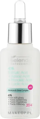 Bielenda Professional Bielenda Professional Exfoliation Face Program - Профессиональный пилинг Bielenda 40% салициловая, азелаиновая, миндальная и молочная кислоты, 30 мл