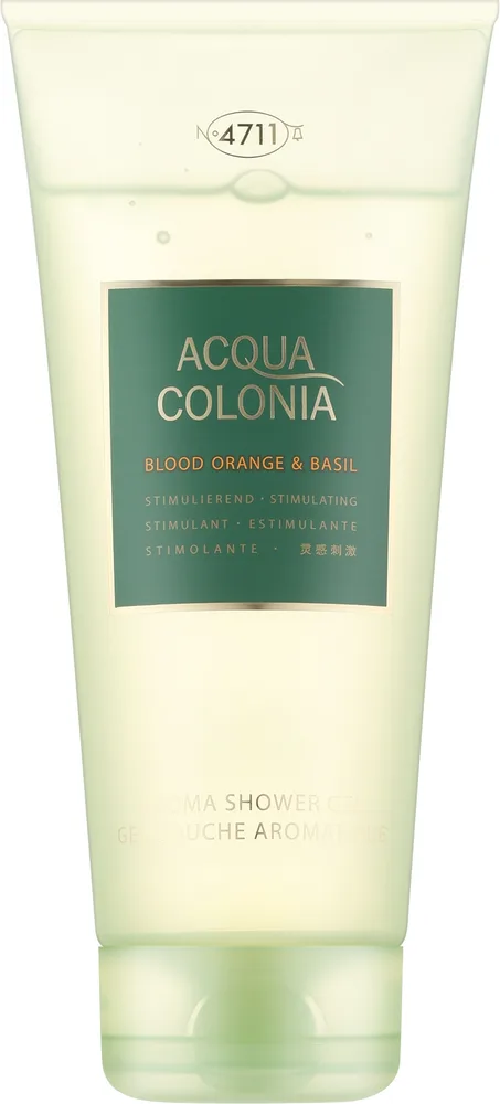 Гель для душа Maurer & Wirtz 4711 Acqua Colonia Blood Orange & Basil, 200 мл