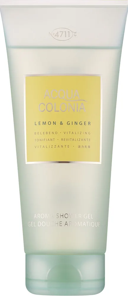 Гель для душа Maurer & Wirtz 4711 Aqua Colognia Lemon & Ginger, 200 мл