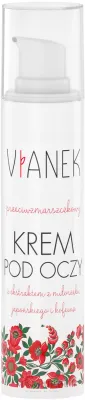 Крем для области вокруг глаз Vianek красная серия с маслом примулы и малины для зрелой кожи 15 мл