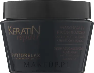 Phytorelax Laboratories Phytorelax Laboratories Keratina Deep Reconstructor Mask - Маска для волос Phytorelax Keratina Deep Reconstructor восстанавливающая, для повреждённых волос, кератин, масло бабассу, 250 мл