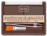 Набор для бровей Wibo Eyebrow Shaping две пудры пинцет и аппликатор, оттенок 02 — фото 1