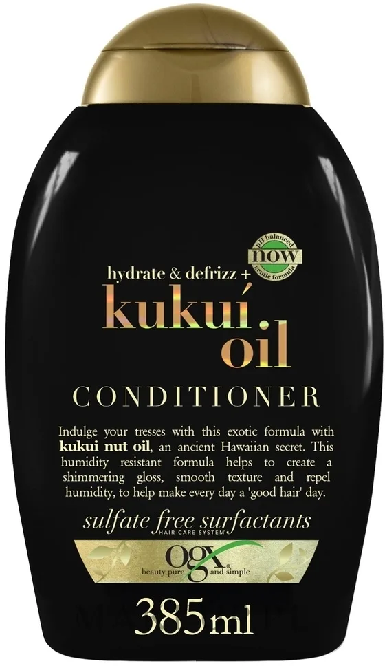 Кондиционер для волос с маслом кукуи OGX Kukui Oil Conditioner, 385 мл