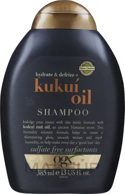 Шампунь с экзотическим маслом кукуи для непослушных сухих волос OGX Kukui Oil, 385 мл