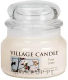 Village Candle Village Candle Pure Linen - Ароматическая свеча в стеклянной банке Pure Linen, 390 г — фото 3