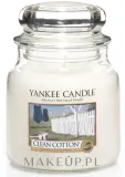 Yankee Candle Yankee Candle Clean Cotton - Ароматическая свеча Clean Cotton, 623 г — фото 1