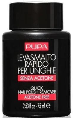 Жидкость для снятия лака Pupa Quick Nail Polish Remover деликатная, с помпой-дозатором, 75 мл