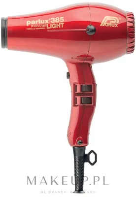 Фен для волос Parlux 385 Power Light Red 2150 Вт, 4 температуры, 2 поворотные насадки