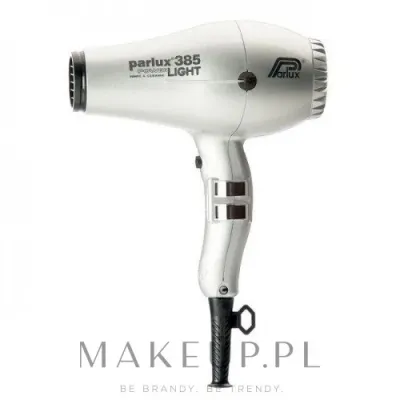 Фен для волос Parlux 385 Power Light Silver 2150 Вт с ионизацией и двумя насадками