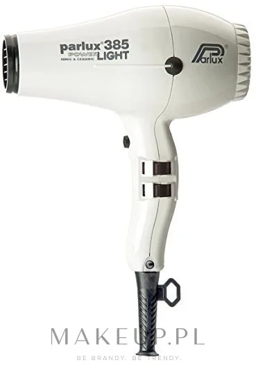 Фен для волос Parlux 385 Power Light White с керамикой, ионизацией и 4 режимами нагрева