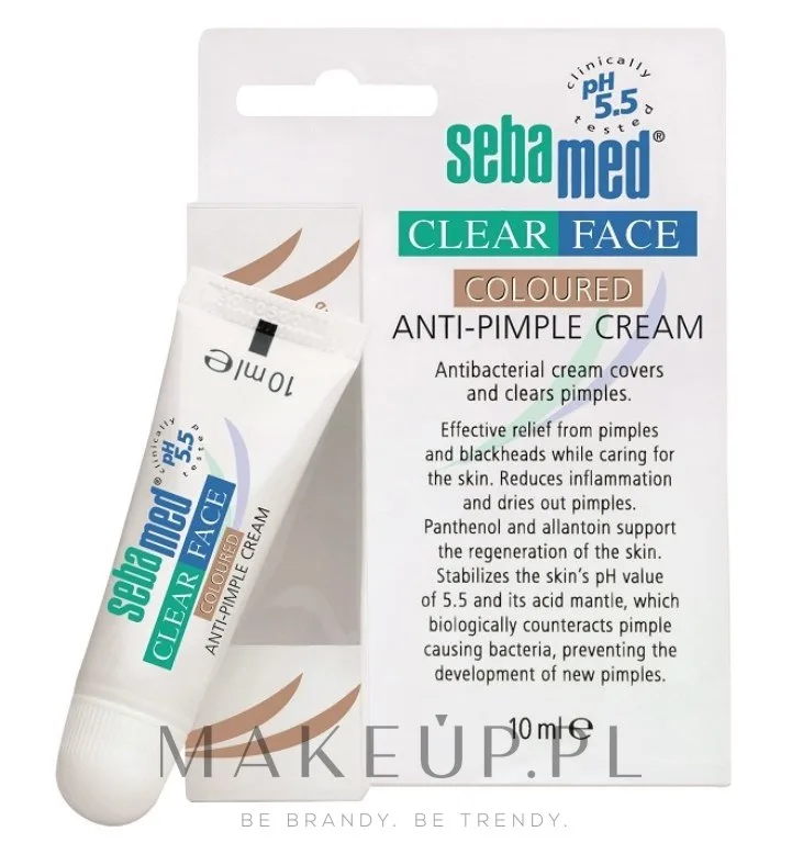 Крем для лица Sebamed Clear Face тонирующий для кожи со склонностью к несовершенствам 10 мл