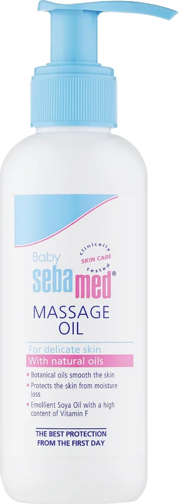 Массажное масло Sebamed Baby Soothing для детей и малышей 150 мл