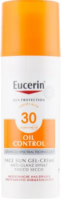 Гель-крем солнцезащитный Eucerin Sun Oil Control для жирной кожи SPF 30 50 мл