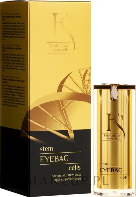 Сыворотка для области вокруг глаз Fytofontana Stem Cells Eye Bag с пептидами растительными экстрактами и пантенолом для зрелой кожи 15 мл
