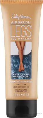 Крем тонирующий для ног Sally Hansen Airbrush Legs Smooth с экстрактом красных водорослей, ультралёгкий, 118 мл