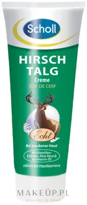 Крем для стоп Scholl Hirschtalg Creme с оленьим жиром, для рук и стоп, 100 мл