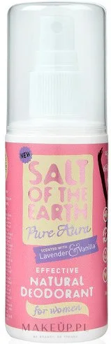 Дезодорант-спрей Salt of the Earth Pure Aura натуральный ароматизированный с лёгким ароматом, 100 мл