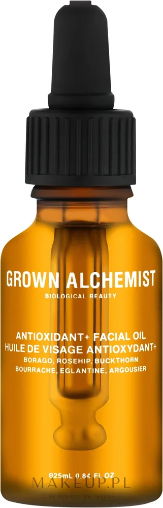 Сыворотка-масло для лица Grown Alchemist Anti-Oxidant+ антиоксидантная с облепихой и шиповником 25 мл