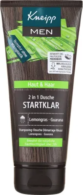 Гель для душа и волос 2 в 1 для мужчин Kneipp Startklar Lemongras Guarana, 200 мл